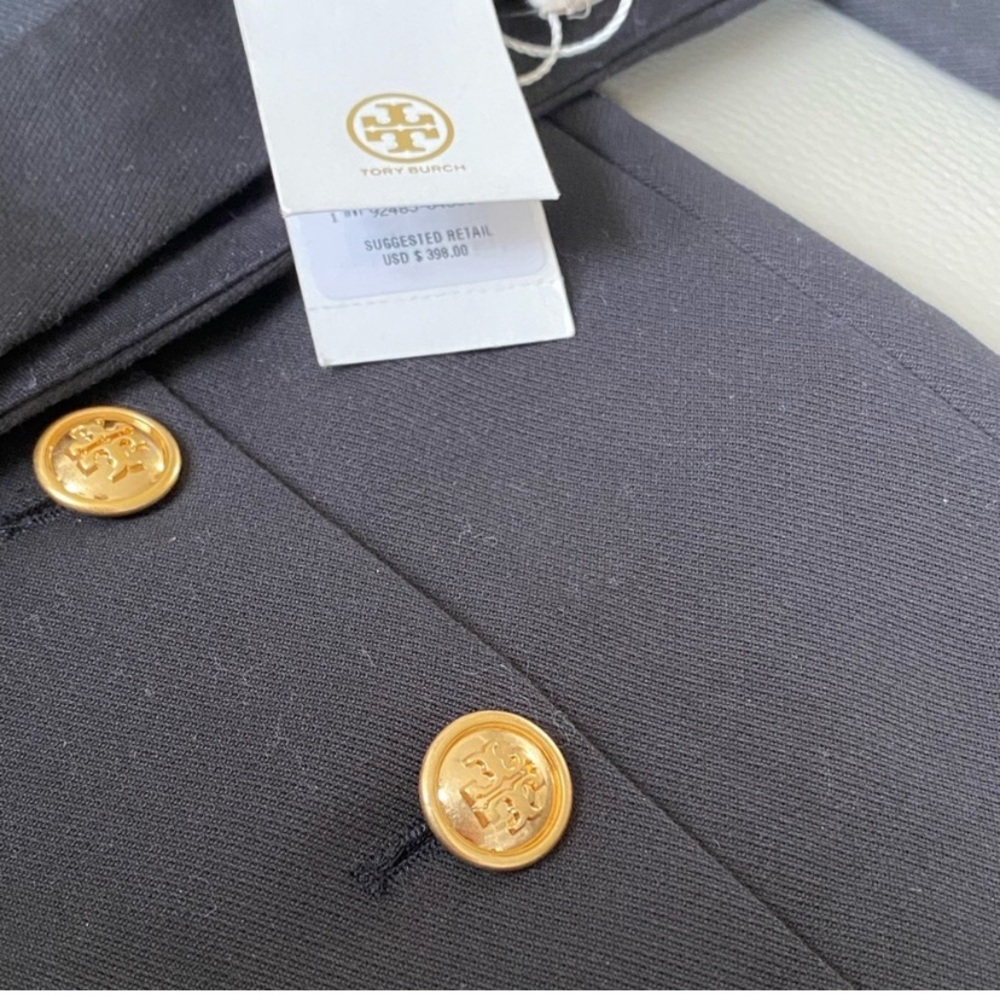TORY BURCH trousers pants - gold buttons